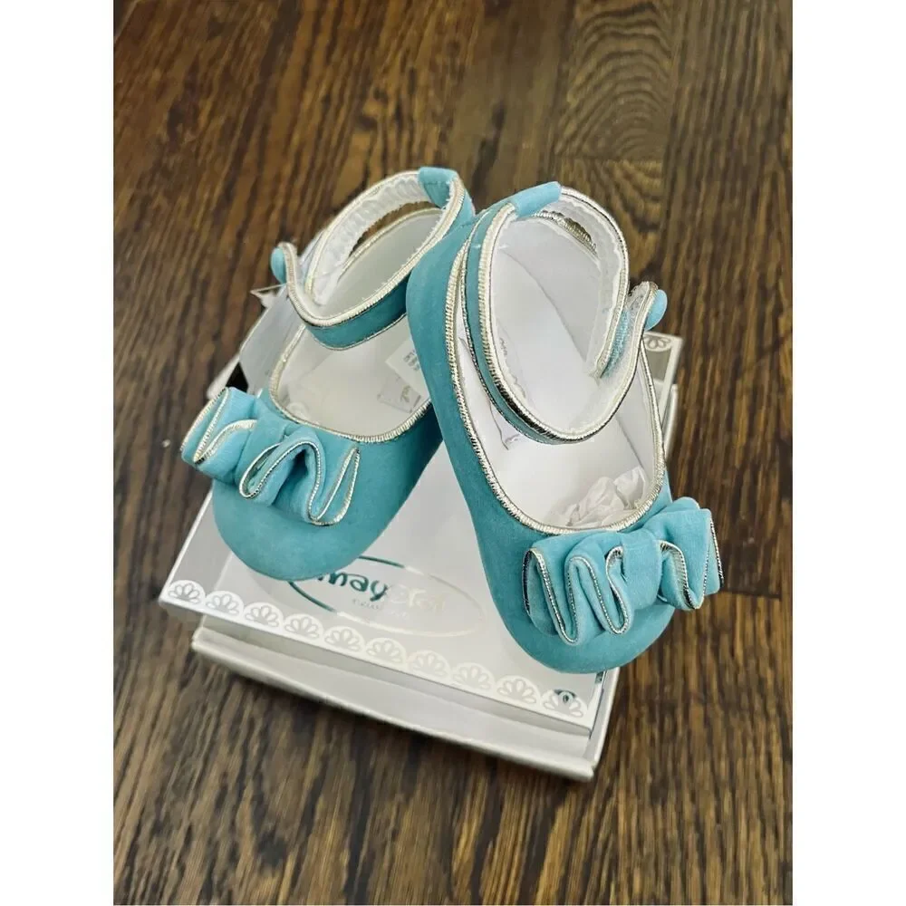 NEW Mayoral Baby 6-9 Mos (18) Ruffled Mary Jane Shoes